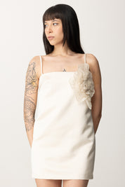 Mini Robe En Duchesse avec Fleur