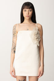 Mini Robe En Duchesse avec Fleur