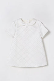 Elisabetta Franchi La Mia Bambina Abito In Duchesse con Colletto e Decorazione Strass EGAB2130RA016.0000