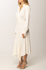 Elisabetta Franchi Abito Longuette con Collana ABT0356E2 MILK