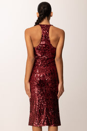 Aniye By Abito Midi Lulu Full Paillettes 181386 BURGUNDY :AI25