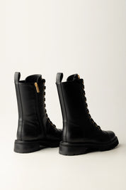 Anfibi Stringati con Logo 252TCP190 NERO Twin-set