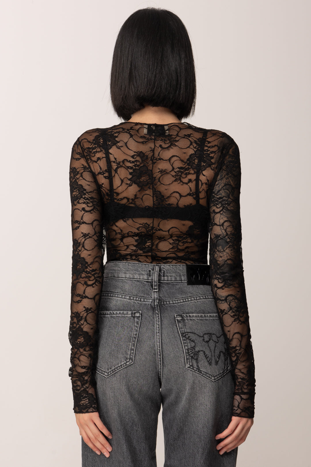 Aniye By Body Odette in Pizzo 181214 BLACK