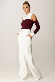 Body in Knit with Shirt Insert