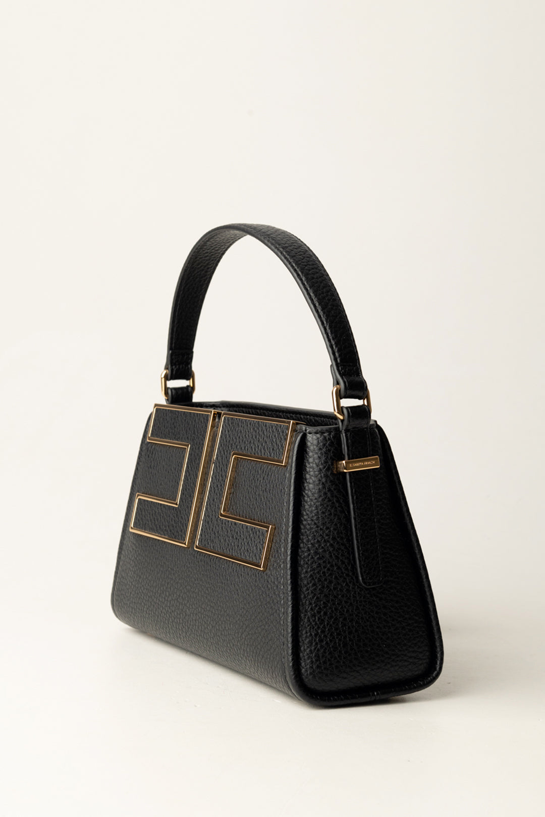 Small trapezoid tote with logo