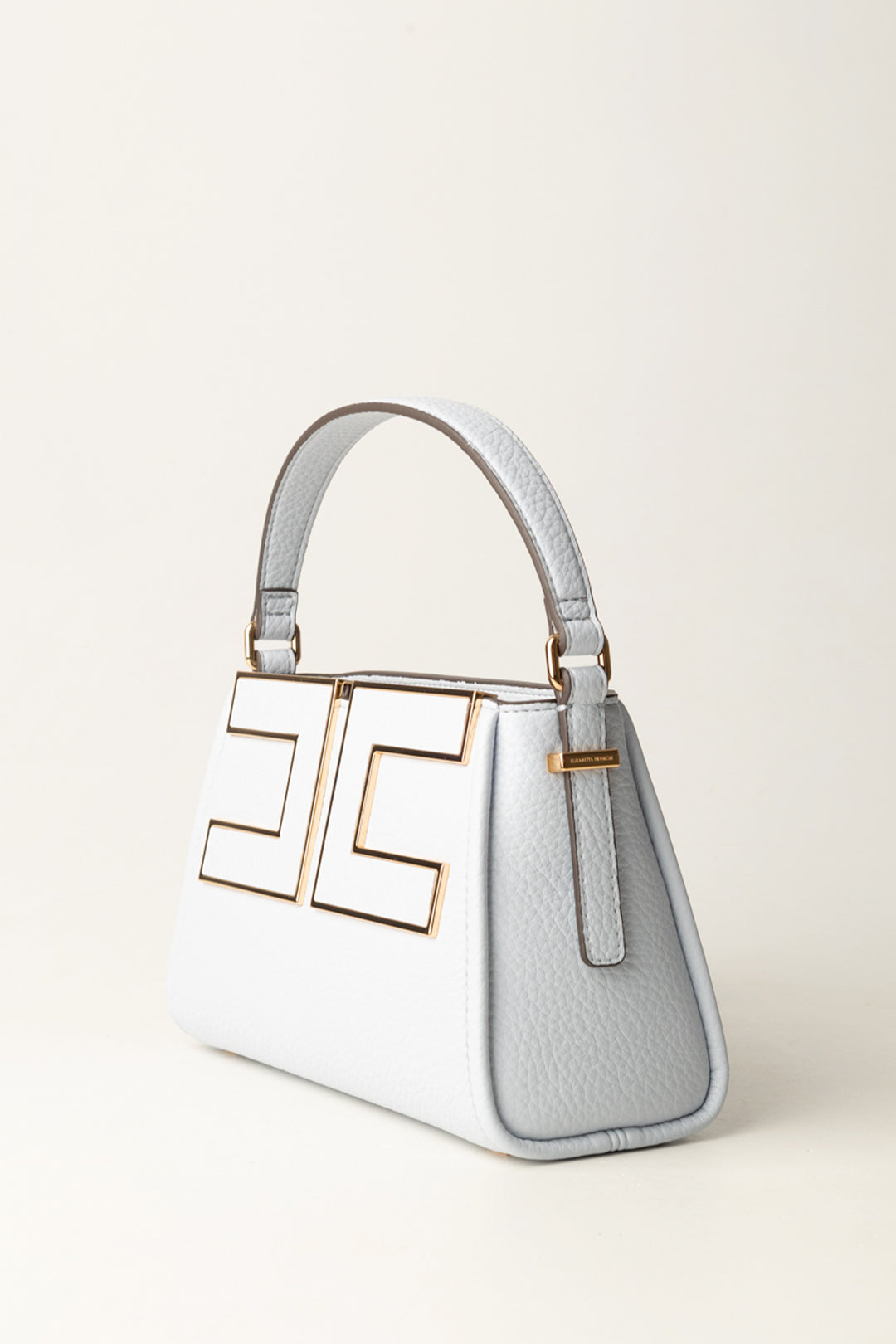 Small trapezoid tote with logo