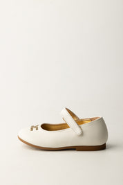 Elisabetta Franchi La Mia Bambina Ballerine con cinturino e logo F1A3-E0201-1733698- BURRO