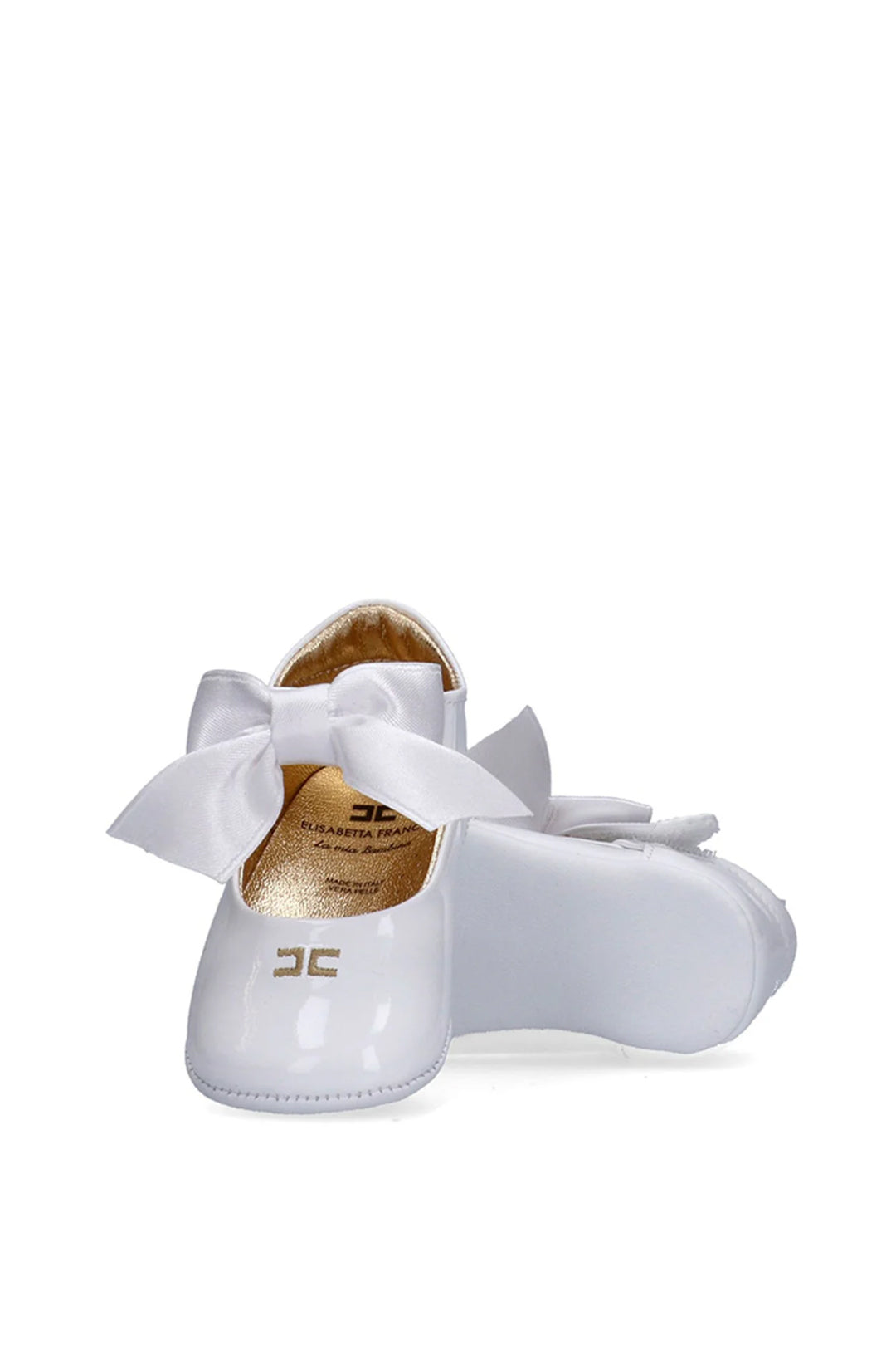 Elisabetta Franchi La mia Bambina Ballerine con fiocco F0A3-E0315-1855672- IVORY