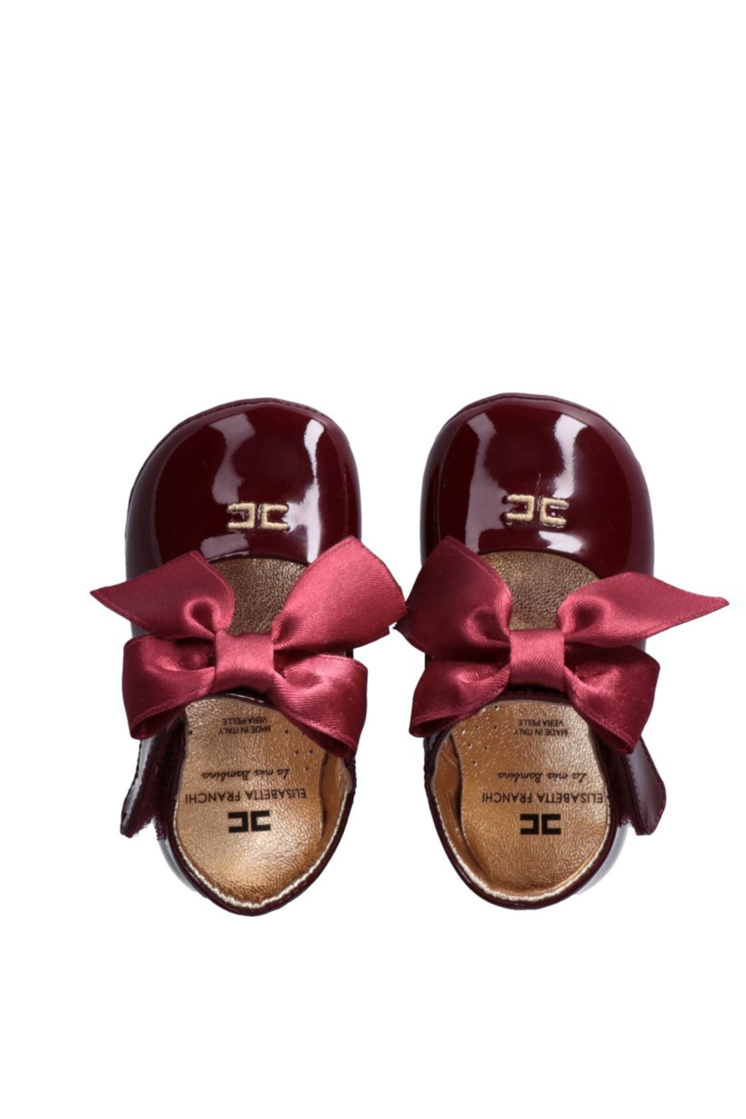 Elisabetta Franchi la mia Bambina Ballerine con fiocco F0A3-E0315-1855R006 CHERRY