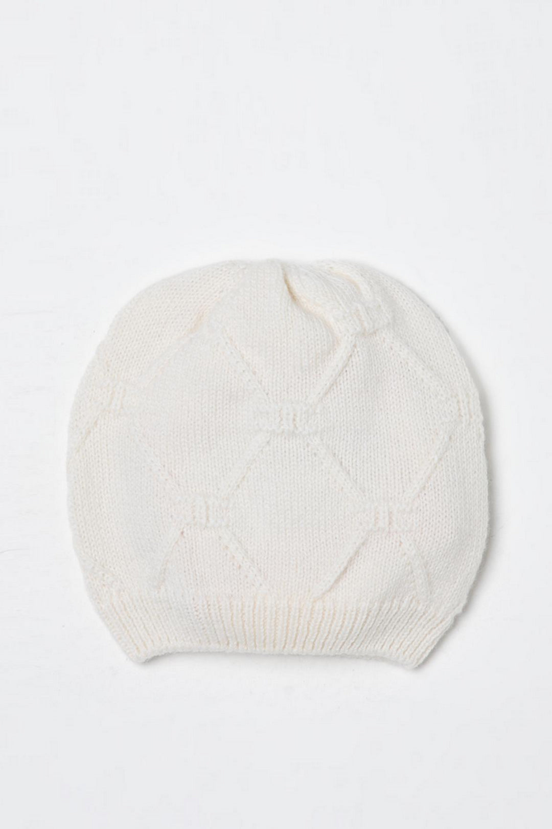 Elisabetta Franchi La mia Bambina Berretto In Maglia con Losanga e Logo ENCP069CFL230.0033