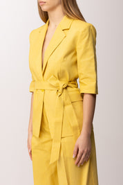 Twinset Giacca Blazer In Misto Lino con Lurex 261AT2070 ARGAN LUREX