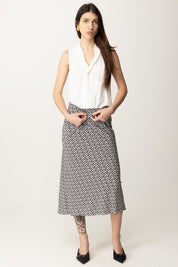 Patrizia Pepe Blusa Smanicata 2C1620-A8I1-BIANCO