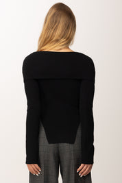 Aniye By Body in maglia Vicki scollo off-shoulder 181047 BLACK :AI25