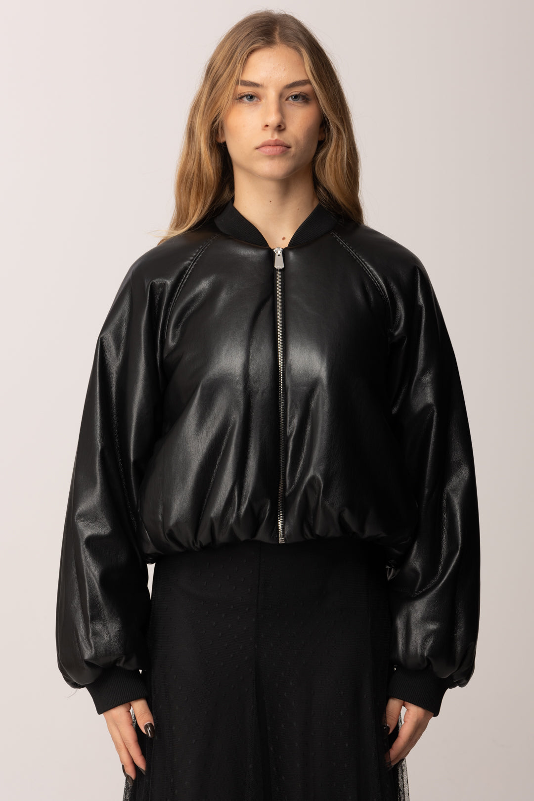 Pinko Bomber Corto In Tessuto Spalmato 105372 A2P4 Z99