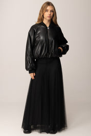 Pinko Bomber Corto In Tessuto Spalmato 105372 A2P4 Z99