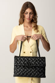 Kurt Geiger Borsa Grande Kensington Drench Trapuntata 7386000109 BLACK