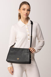 Pinko Borsa In Pelle Morbida NERO-ANTIQUE GOLD