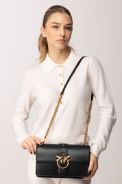 Pinko Borsa Love One Classic NERO-ANTIQUE GOLD
