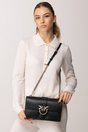 Pinko Borsa Love One Classic NERO-OLD SILVER