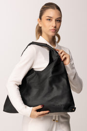 Manila Grace Borsa Sacca Morbida B881EU NERO