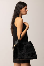 Twin-set Borsa a Mano con Charms Tracolla 252TD8400 NERO