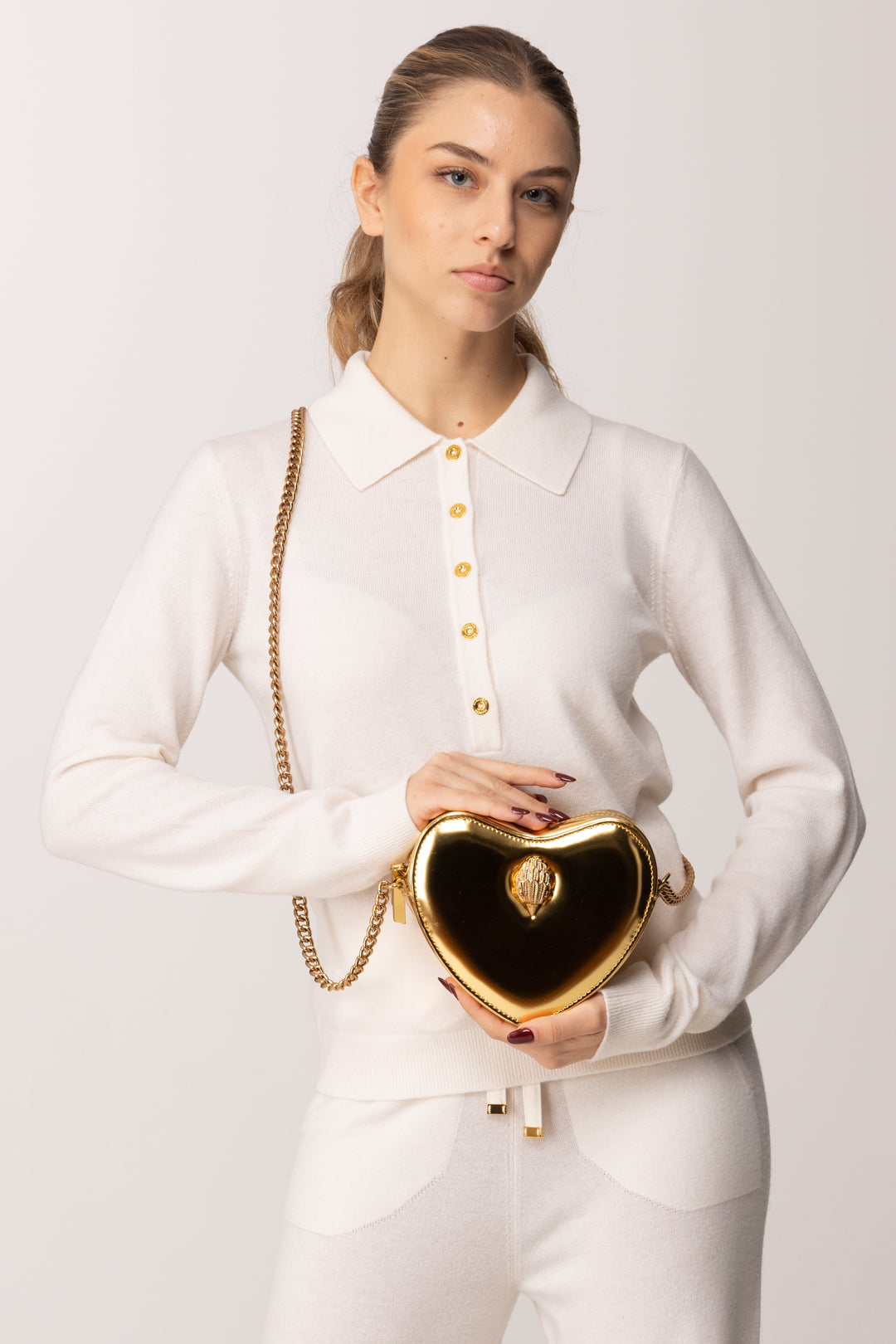 Kurt Geiger Borsa a Tracolla Heart 4027161109 GOLD