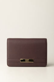 Elisabetta Franchi Borsa a Tracolla con Catena Groumette BS39A56E2 MERLOT