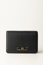 Elisabetta Franchi Borsa a Tracolla con Catena Groumette BS39A56E2 NERO