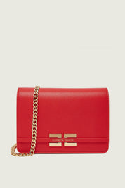 Elisabetta Franchi Borsa a tracolla con catena con logo BS39A61E2 LACCA