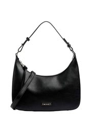 Twinset Borse a spalla effetto pelle martellata 252TD8281 NERO
