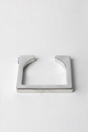 Patrizia Pepe Bracciale Rigido con Logo Inciso 8J1742 M070 SHINY SILVER