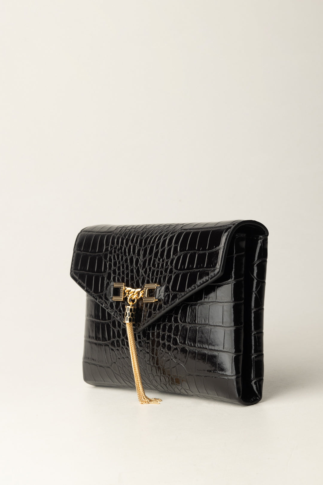 【最終お値下げ】ELISABETTA FRANCHI ブラック　ゴールドバックル 24 / 7 by Elisabetta Franchi: discover and buy the new bag