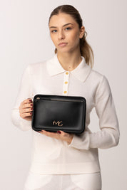 Manila Grace Camera Bag Floridia con Tasca Esterna B852EU NERO