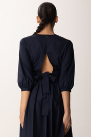 Patrizia Pepe Camicia Crop a Incrocio 2C1617 A9B9 NAVY