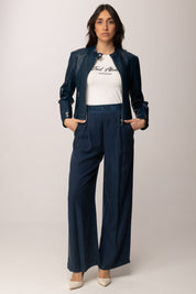 Patrizia Pepe Chiodo Basico In Tessuto Spalmato 8O0223 E005 LAGOON BLUE