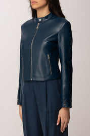 Patrizia Pepe Chiodo Basico In Tessuto Spalmato 8O0223 E005 LAGOON BLUE