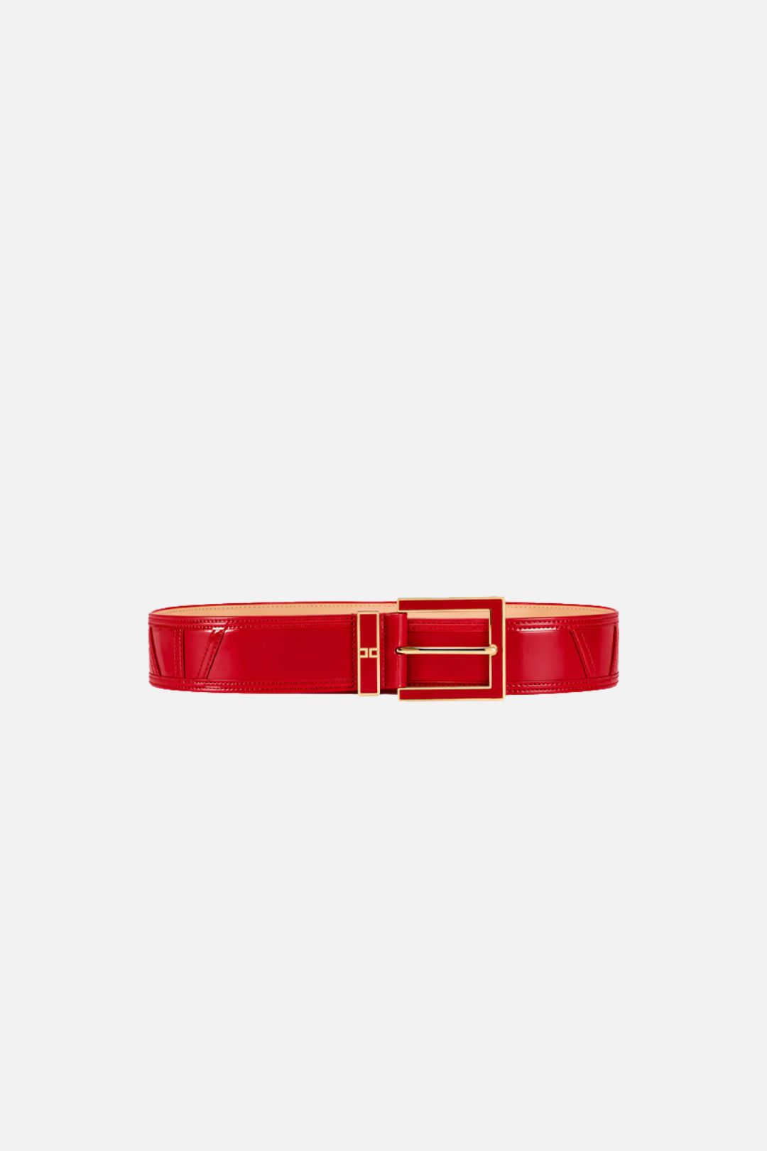 Elisabetta Franchi Cintura smaltata CT36S67E2 RED PASSION