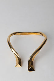 Elisabetta Franchi Collana Rigida Dorata con Logo CO59A58E2 ORO