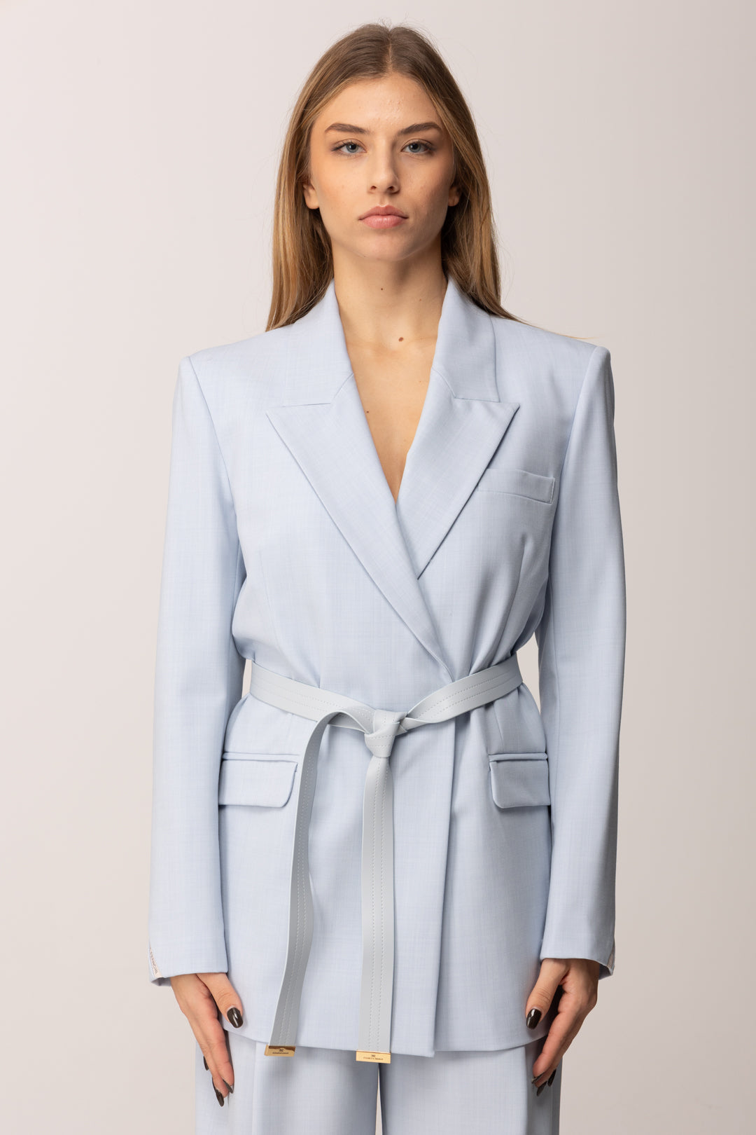 Elisabetta Franchi Completo Giacca e Pantalone con Fusciacca TP00257E2 STARLIGHT