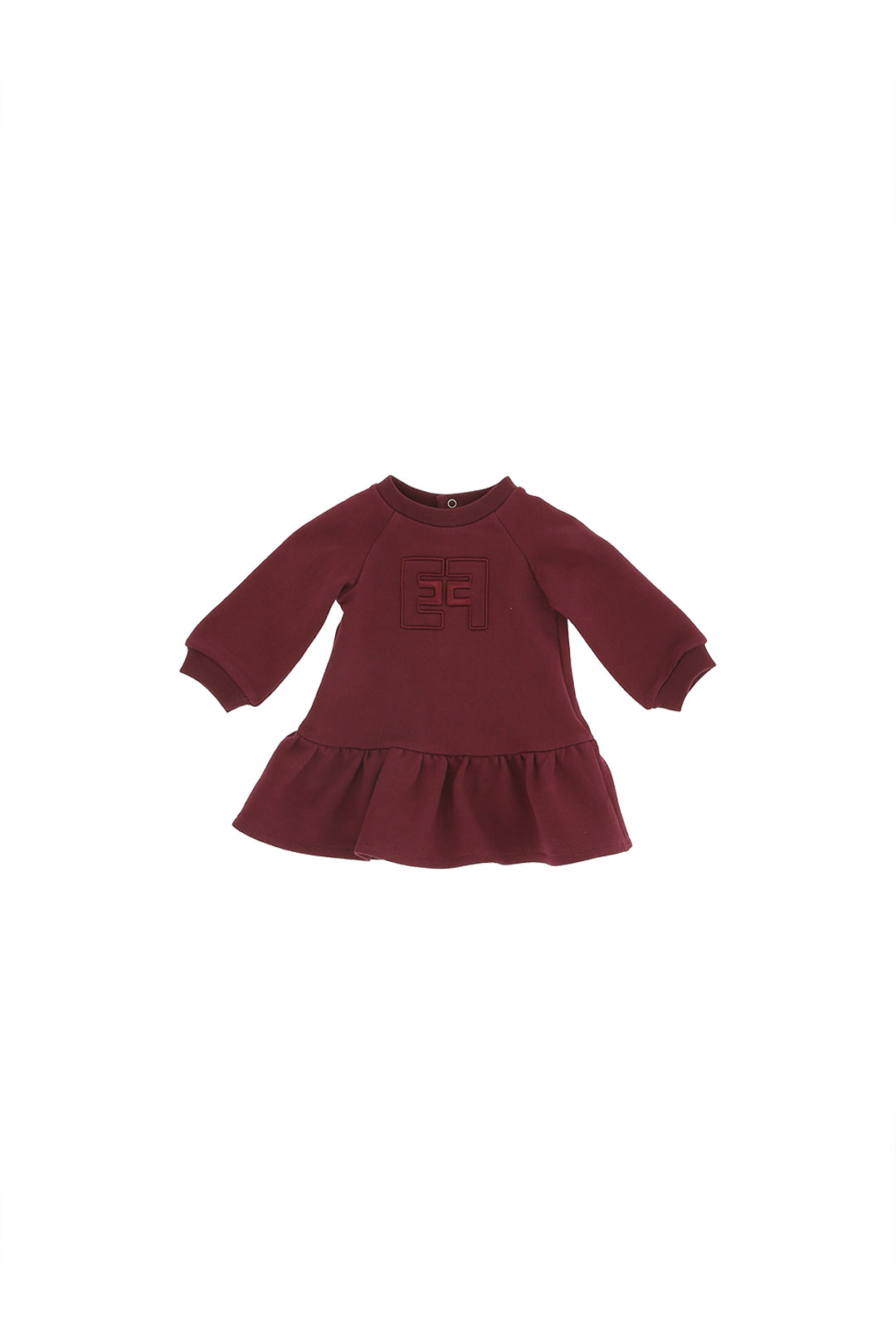 Elisabetta Franchi LA mia Bambine Abito In Felpa con Ricamo Ef ENAB065.0.FF002.3029