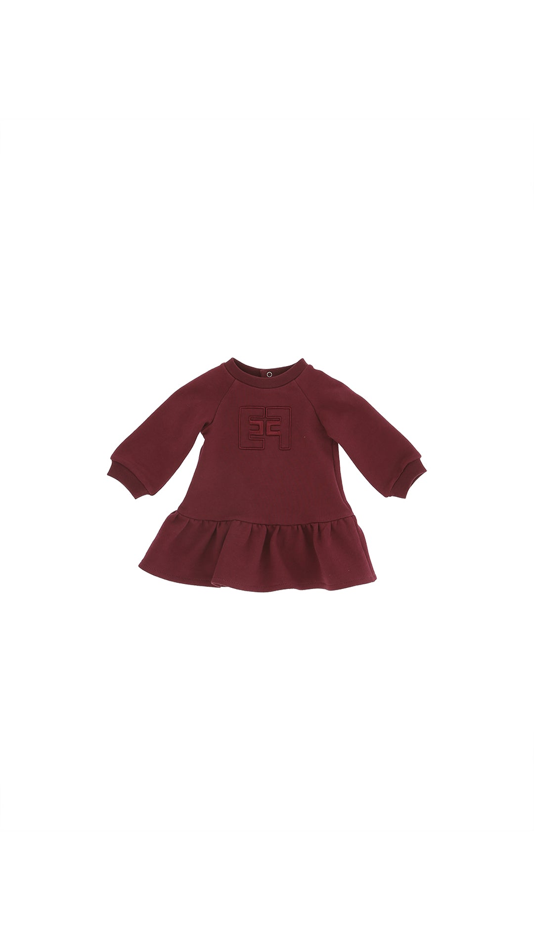 Elisabetta Franchi LA mia Bambine Abito In Felpa con Ricamo Ef ENAB065.0.FF002.3029