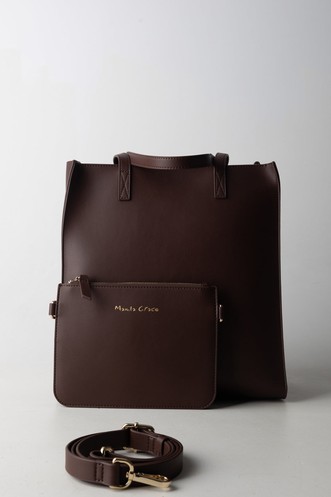 Manila Grace Felicia bag media con pochette B850EU BURGUNDY