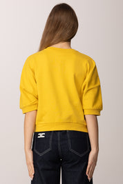 Elisabetta Franchi Bambina Felpa Scatoletta con Logo Cc Forato EFFE1710FF002.2115