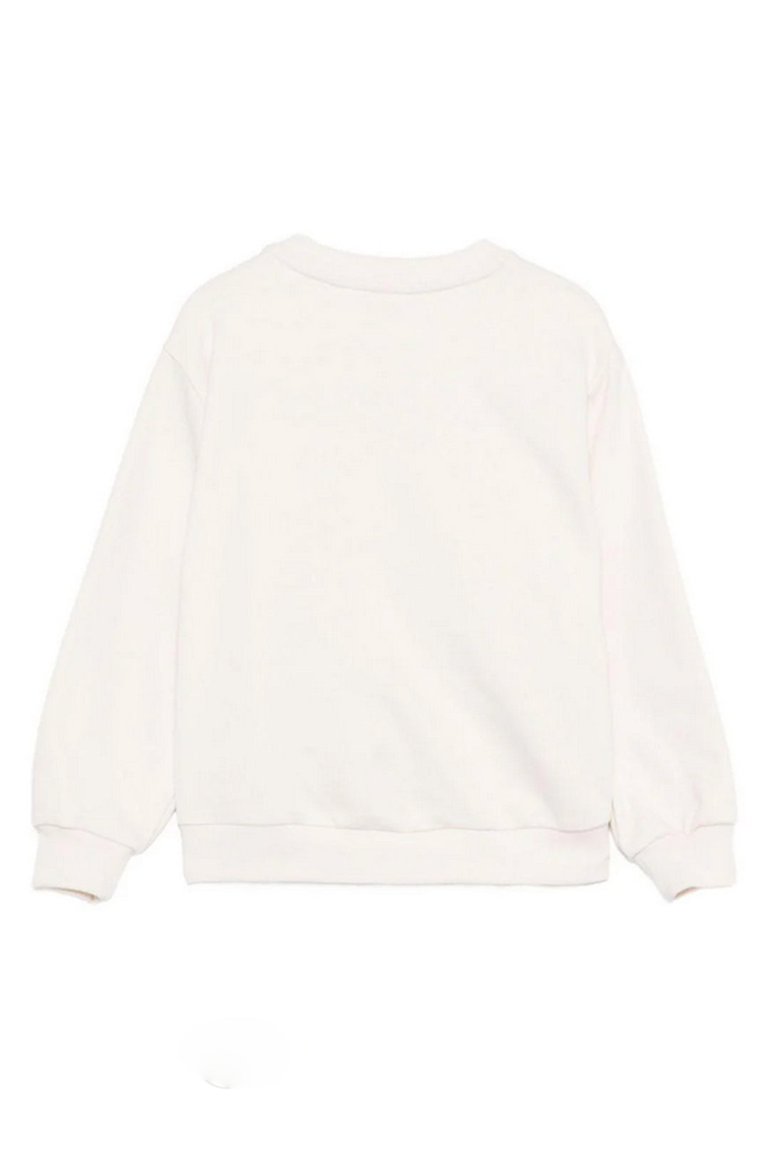 Elisabetta Franchi La mia Bambina Felpa con Fondo Asimmetrico e Ricamo Logo EGFE0560FF002.0067