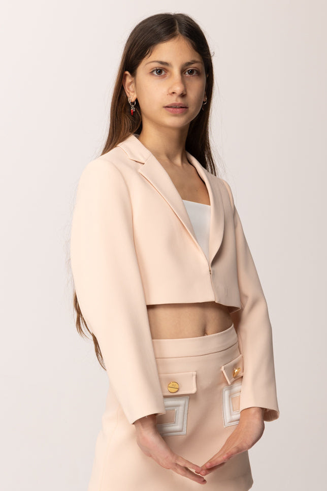 Elisabetta Franchi Bambina Giacca Crop EFGC0750GA022.C036