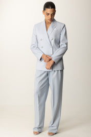 Elisabetta Franchi Giacca Doppiopetto con Bottoni Smaltati STARLIGHT GI16556E2