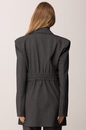 Pinko Giacca Monopetto con Arricciatura Sul Retro 106097 A2ZT I90