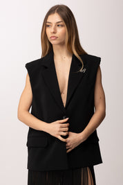 Aniye By Gilet over Bella 185015  BLACK :PE26