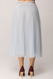 Elisabetta Franchi Gonna In Tulle con Cintura GO15057E2 STARLIGHT