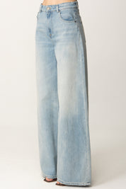 Twin-set Jeans a Palazzo Lavaggio Chiaro 251TT2260 DENIM CHIARO